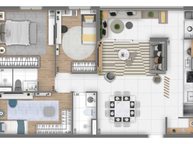 #92 - Apartamento para Venda em Barueri - SP - 2